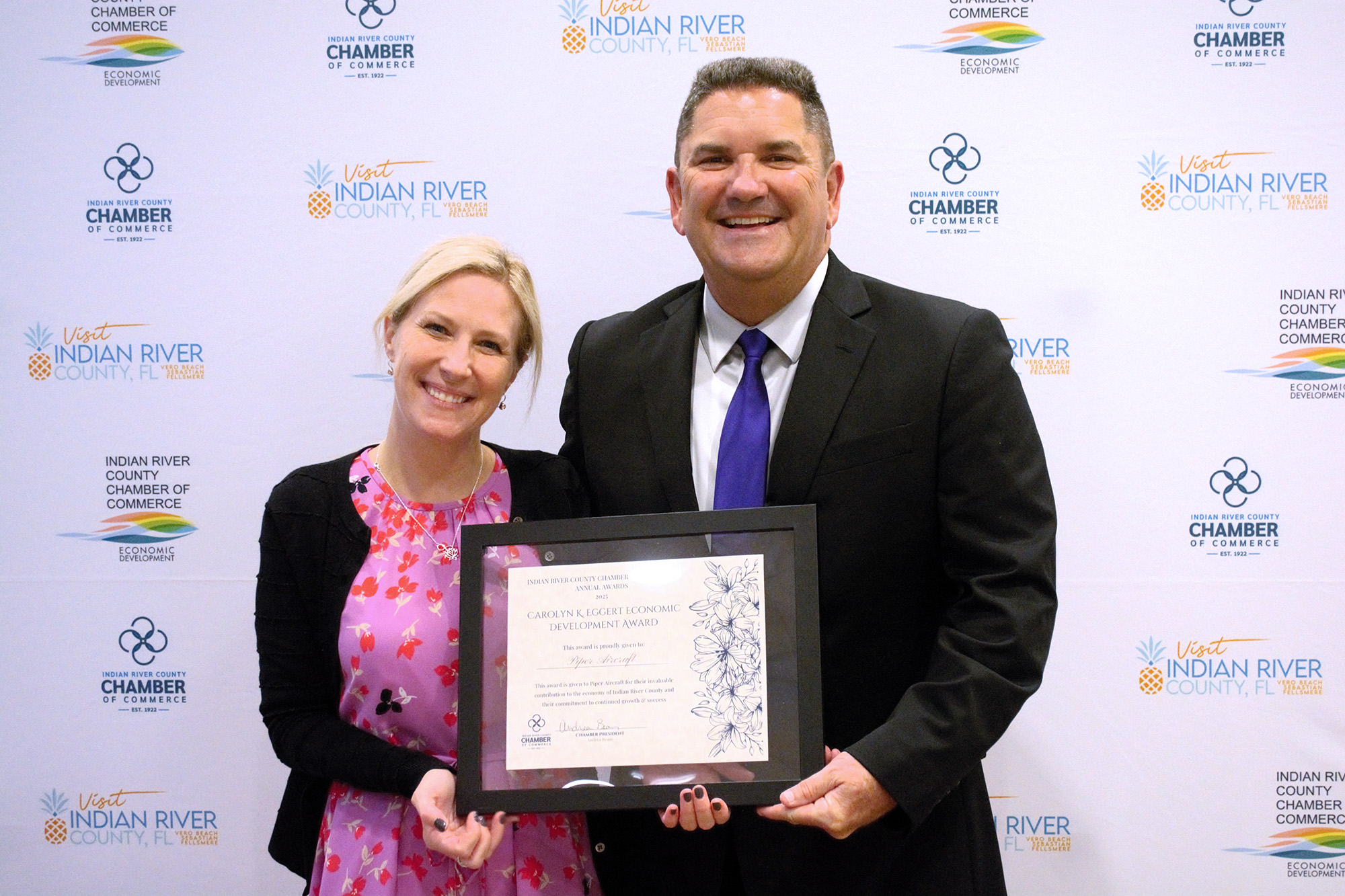 Danny Markford receiving award